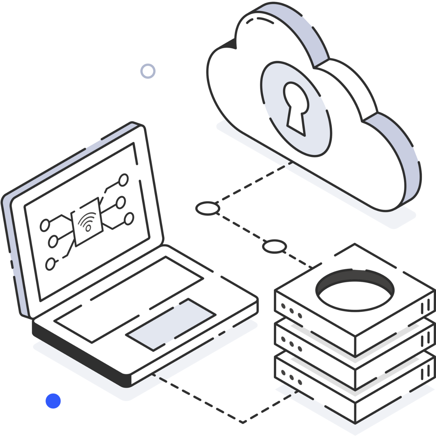Digital workspace illustration